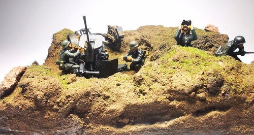 Figure diorama antiaerei