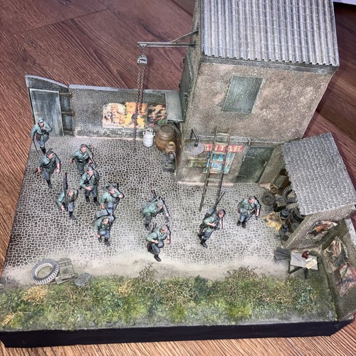 Diorama fanteria tedesca