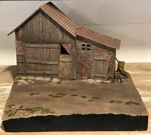 Diorama fienile casa colonica