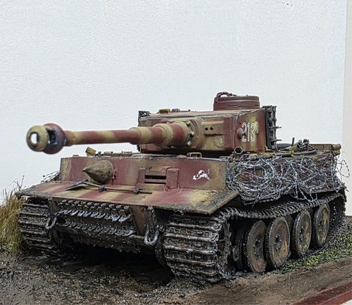 Diorama costruito tiger - costruito, 1