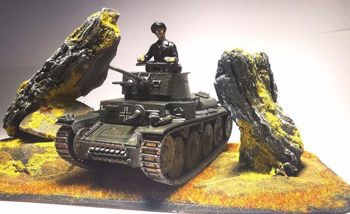 Diorama carro armato - , tedesco