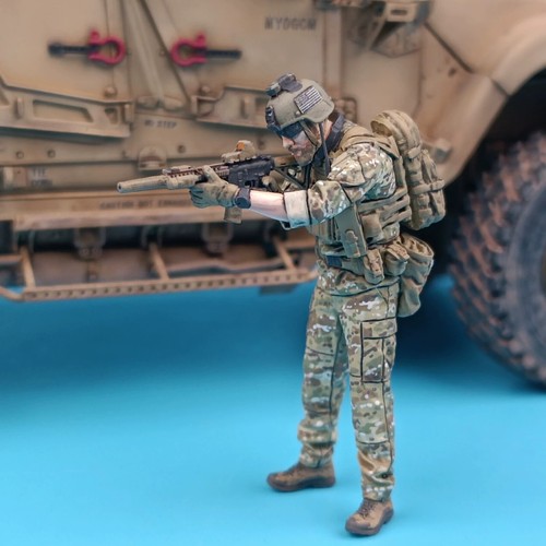 Costruito moderno soldato - 1/35,